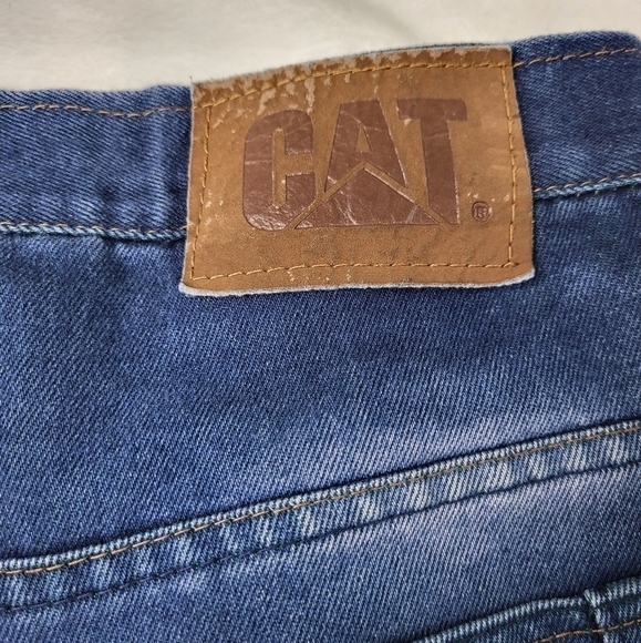 Vintage CAT Blue Jeans. No Size Tag - Picture 8 of 14